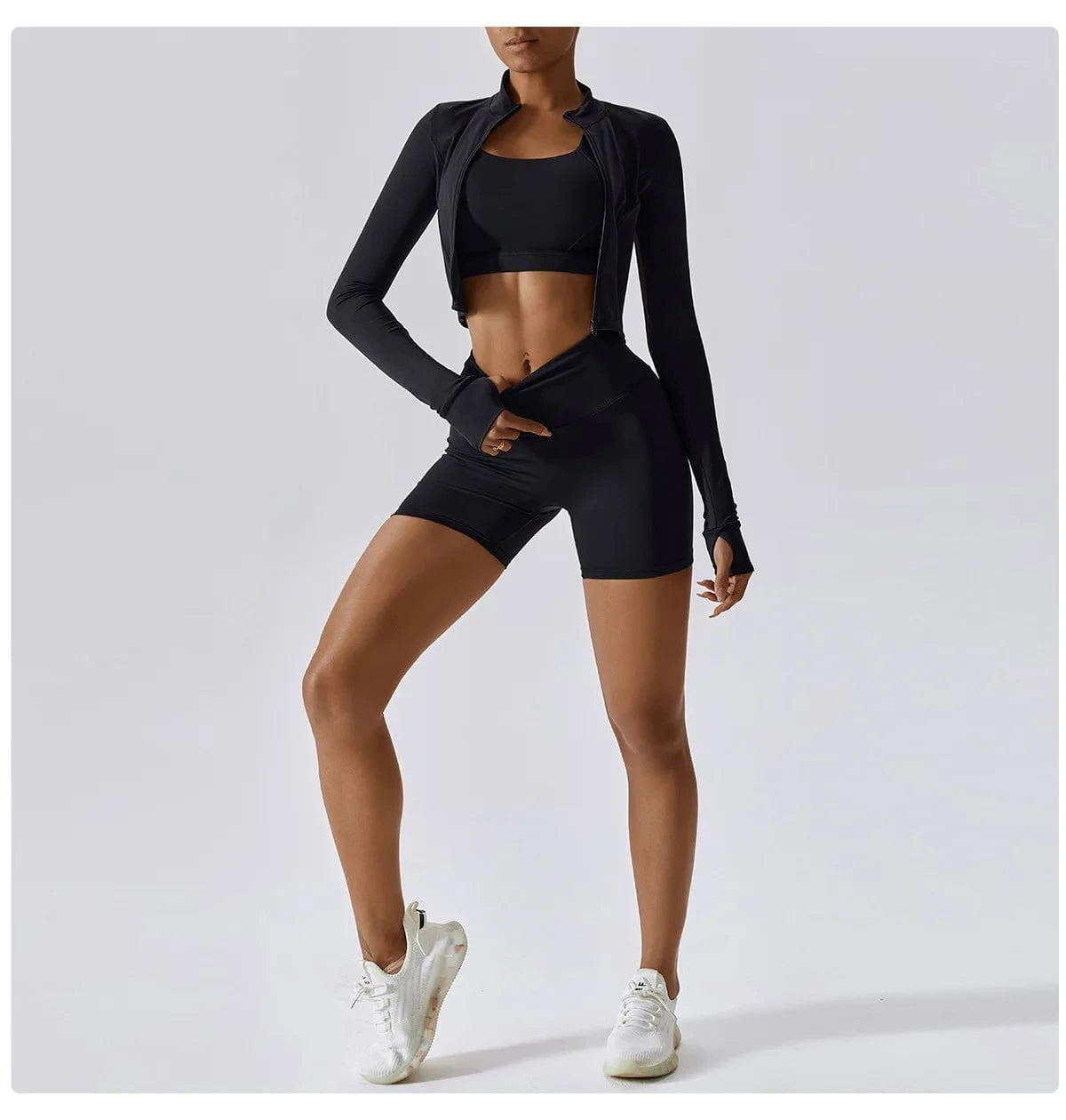 Victorious Aura Yoga Jacket - Women's Elasticity Running & Gym Zip-Up