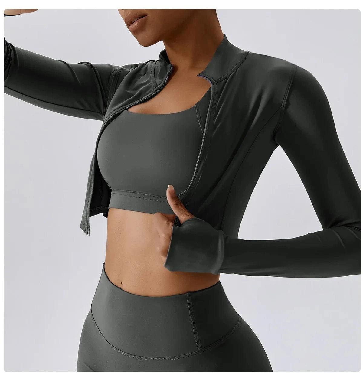 Victorious Aura Yoga Jacket - Women's Elasticity Running & Gym Zip-Up