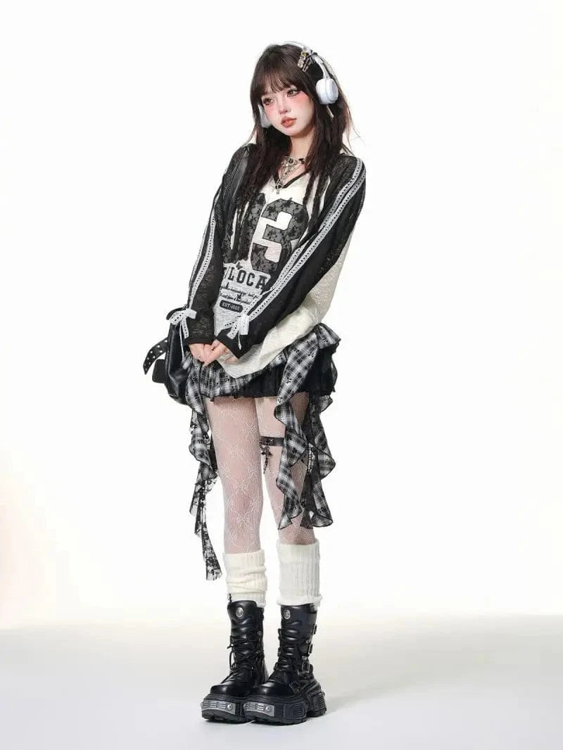 Victorious Retro Harajuku Gothic Leather Skirt