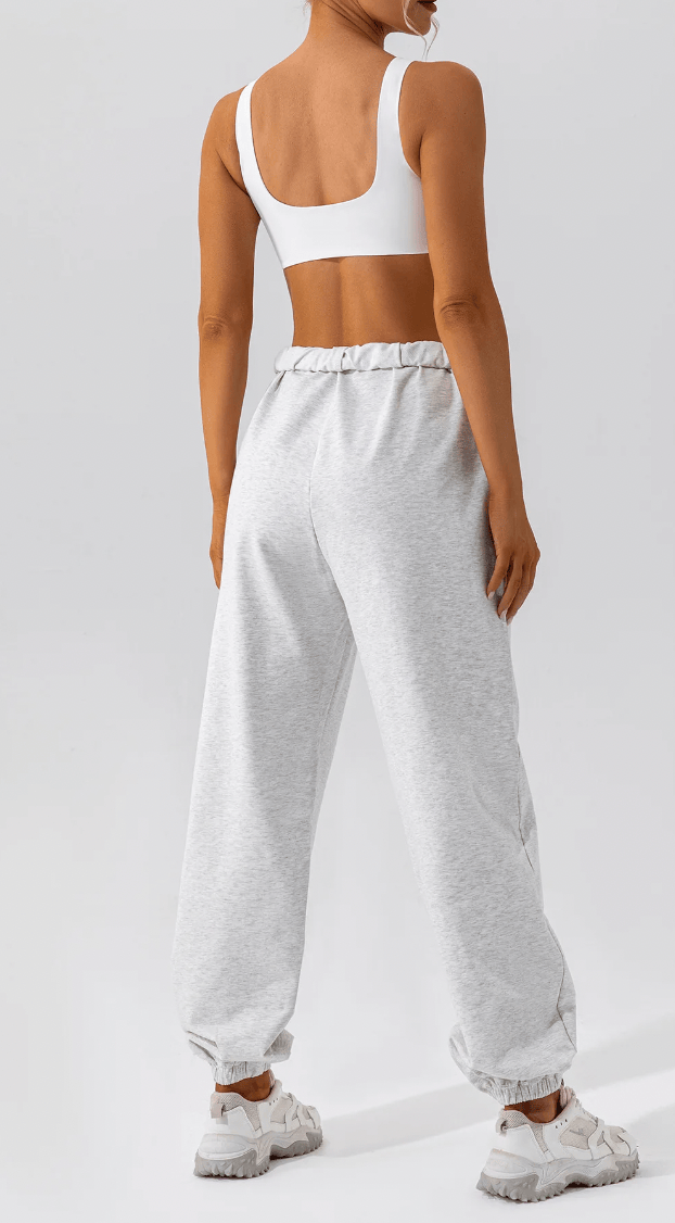 White / L Victorious ThunderGlow Sports Bra