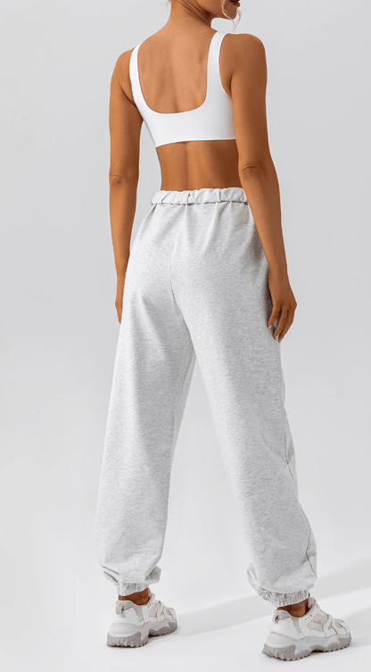 White / L Victorious ThunderGlow Sports Bra