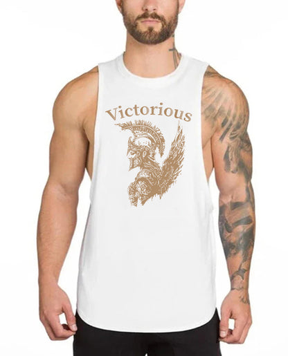 Victorious Valkyrie's Battle (Men Gym Tank-Top)